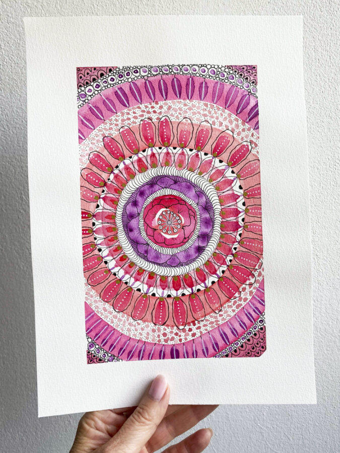 D Roeleveld aquarel voorbeeld-kunst